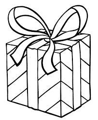 Birthday Gift Box Coloring Pages