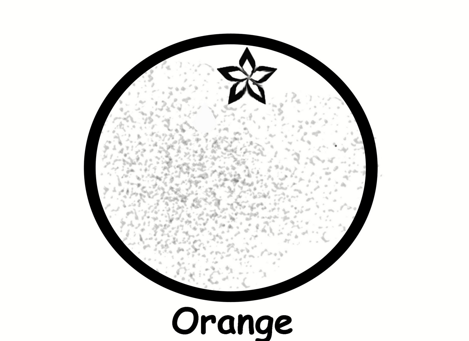 Orange Coloring Pages for Toddlers