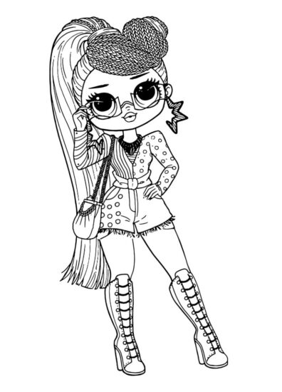 31+ OMG Doll Coloring Pages