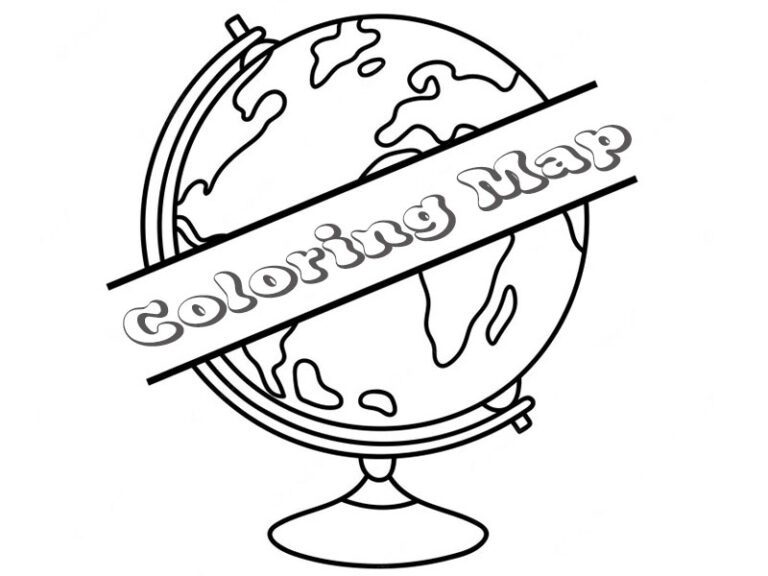 41+ World Map Coloring Page