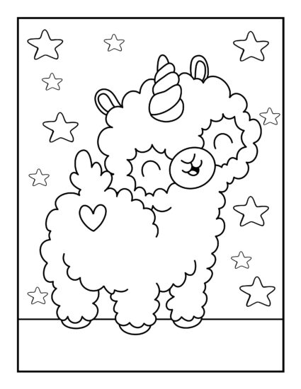 25+ Unicorn Coloring Pages