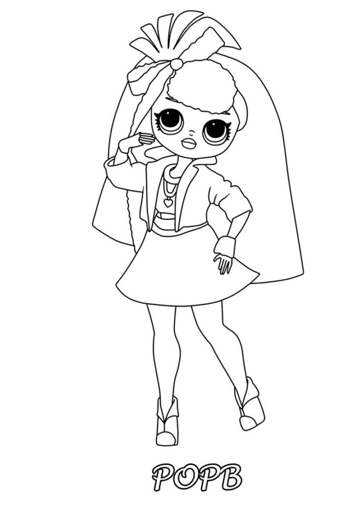 31+ OMG Doll Coloring Pages