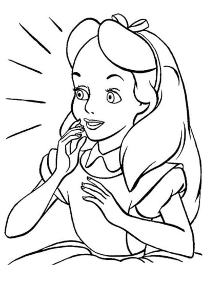 31+ Alice In Wonderland Coloring Pages