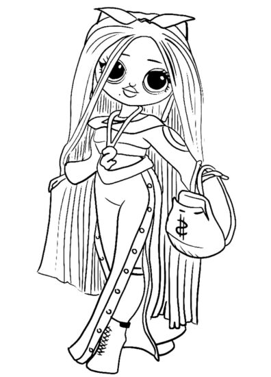 31+ OMG Doll Coloring Pages