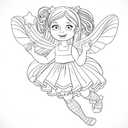 35+ Angel Coloring Pages