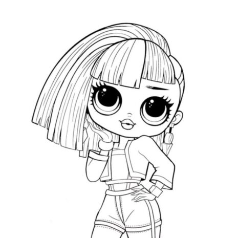 31+ OMG Doll Coloring Pages