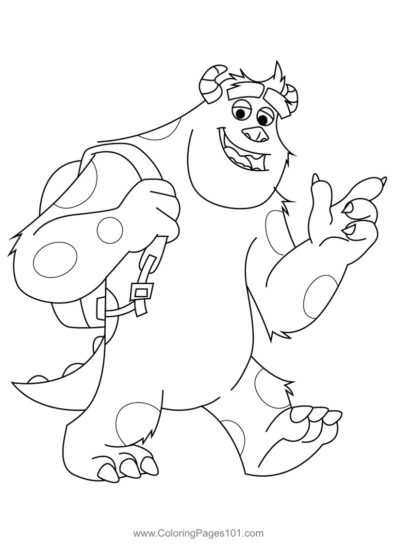 30+ Monsters Inc Coloring Pages