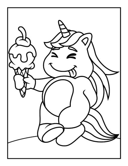 25+ Unicorn Coloring Pages