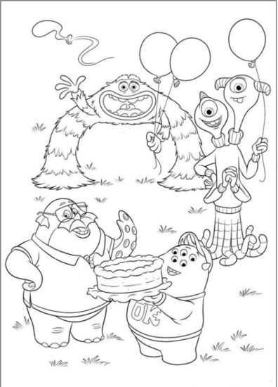 30+ Monsters Inc Coloring Pages