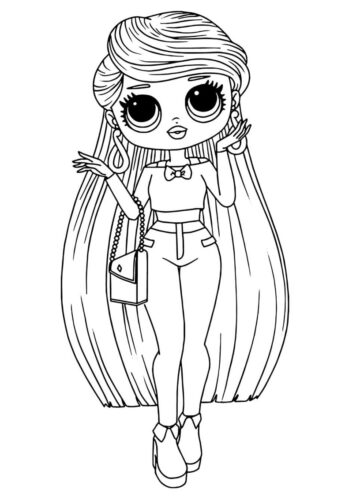 31+ OMG Doll Coloring Pages