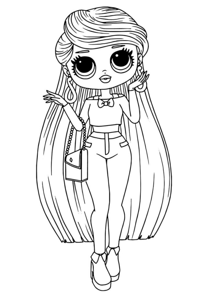 31+ OMG Doll Coloring Pages