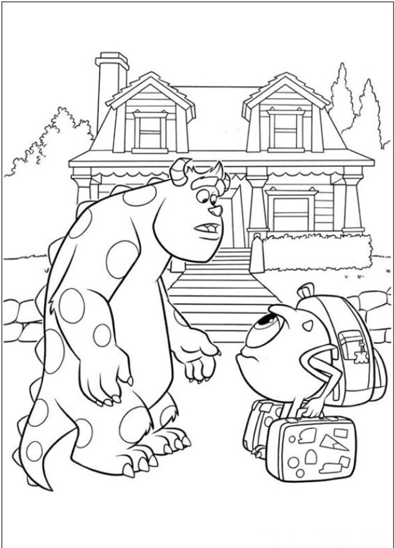 30+ Monsters Inc Coloring Pages