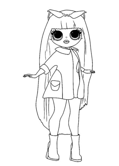 31+ OMG Doll Coloring Pages