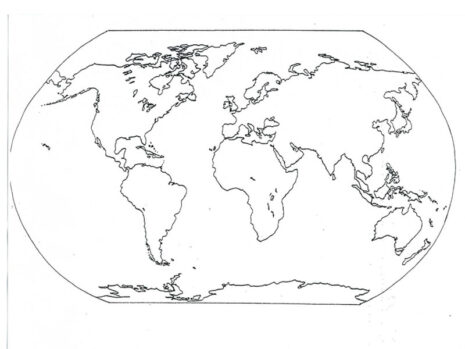 41+ World Map Coloring Page