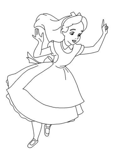 31+ Alice In Wonderland Coloring Pages