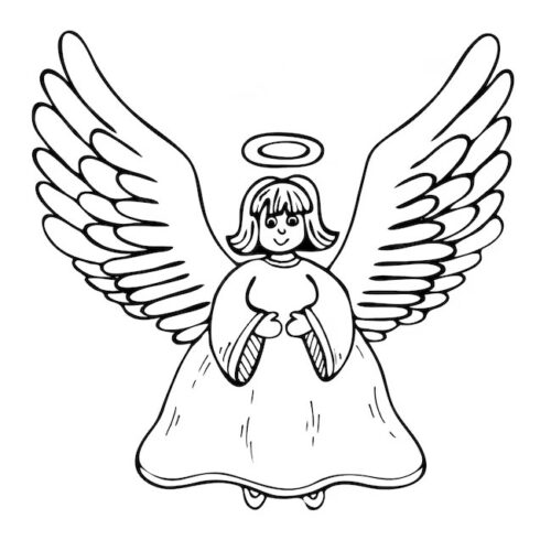 35+ Angel Coloring Pages