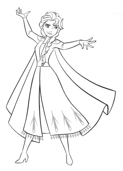 41+ Frozen 2 Colouring Pages