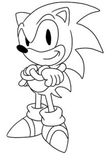 41+ Sonic Colouring Pages