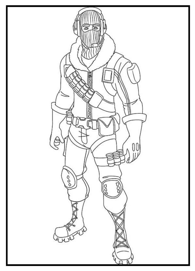 41+ Fortnite Colouring Pages