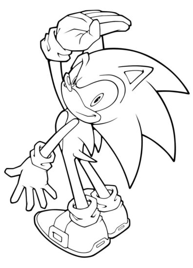 41+ Sonic Colouring Pages