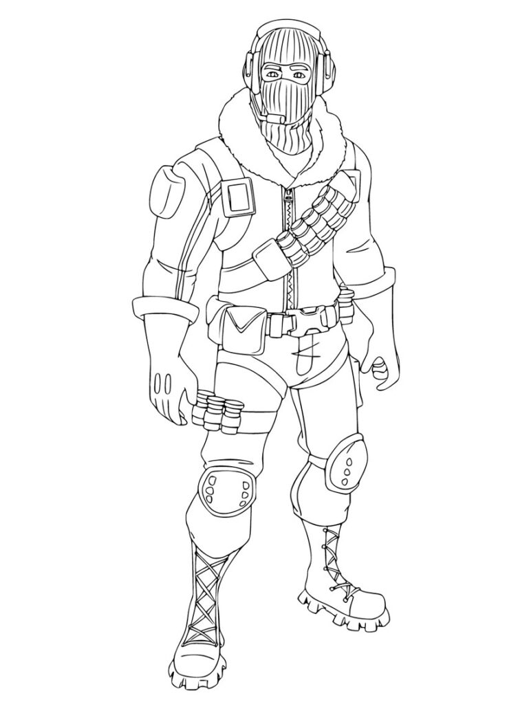41+ Fortnite Colouring Pages