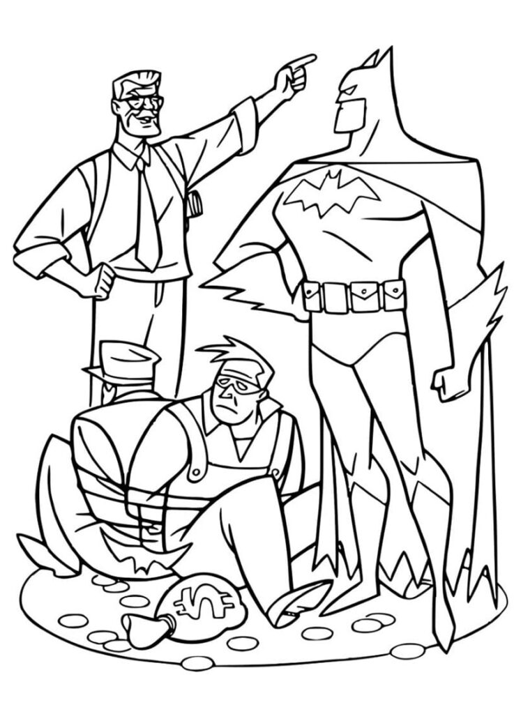 25+ Bateman Coloring Pages