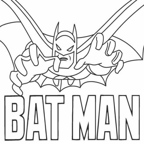 25+ Bateman Coloring Pages